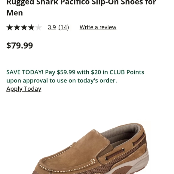Rugged Shark Pacifico Slipon Shoes 